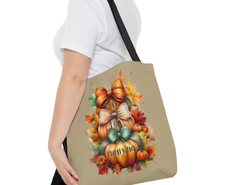 Borsa tote a forma di zucca autunnale - Borsa per la spesa autunnale