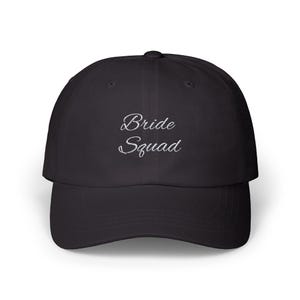 Embroidered Bride Squad Baseball Cap Bachelorette Party Gift
