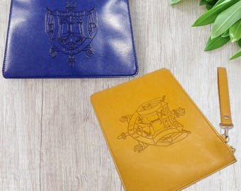 Sigma Gamma Rho-polsbandje van imitatieleer met bijpassende polsband