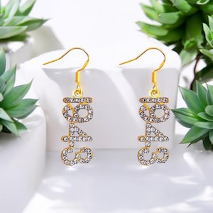 1943 Philo Rhinestone Earrings