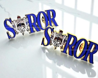 Sigma Gamma Rho Soror Brooch with Shield