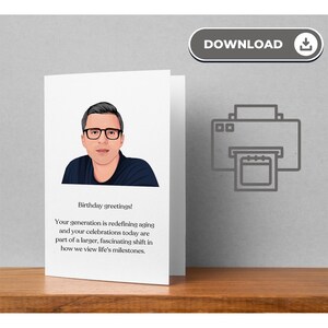 Version 1: Geburtstagskarte mit der Stimme von Ezra Klein