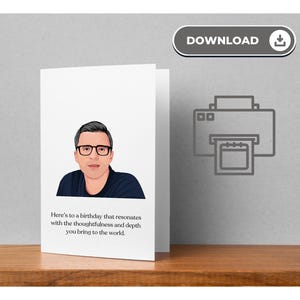 Version 2: Geburtstagskarte mit der Stimme von Ezra Klein
