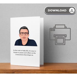 Dankeskarte mit der Stimme von Ezra Klein - Version 2