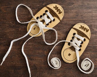 Tablero de práctica de cordones de zapatos personalizado