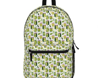 Pickle Jar Backpack, Someone Who Loves Pickles, Pickle Booksack, Pickle Book Bag, School Bag