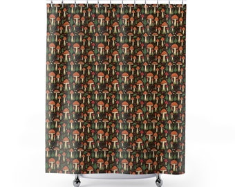 Mushroom Shower Curtains, Someone Who Loves Mushrooms