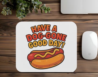 Funny Hot Dog Mouse Pad: Fun Office Desk Accessory