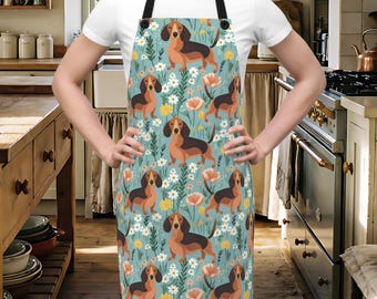 Dachshund Apron, Weenie Dog Gift