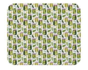 Pickle Jar Mouse Pad (Rectangle), Someone Who Loves Pickles, Computer Accessory