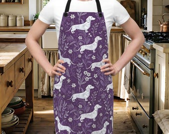 Dachshund Apron, Weenie Dog Gift