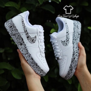 Custom Cookies and Cream AF1 Shoes, Custom AF1 Shoes, Custom Sneaker, Shoes Gift, Custom Hand Painted Shoes, Hand Painted Sneaker