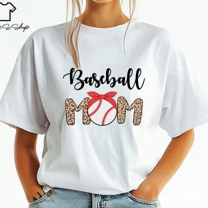 Baseball Mom Shirt: Coquette Sports Mama Tee