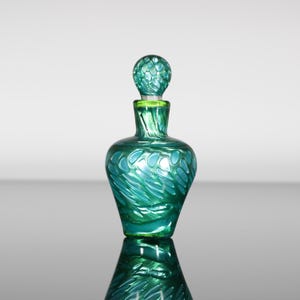 Urn #9 Handblown glass urn with matching fitted lid