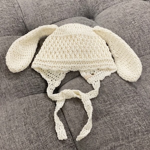 Sarah Bunny Bonnet (Teen/Adult) CROCHET PATTERN | PDF Download | Instant Download | Hat | Bonnet