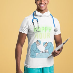 Funny Doctor Novelty T-Shirt, Hilarious Doctor Jokes, Ideal for Work or Casual Wear, Fun Gift for Medical Professionals