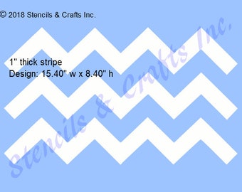 1 CHEVRON ZIG ZAG Stencil Stencils Background Border Pattern Template Templates Craft Scrapbook Paint For Wood Canvas Art New