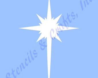 8 star bethlehem stencil craft celestial christmas stars etsy