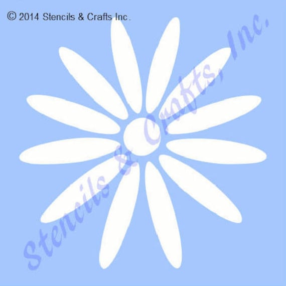 5x5 Flower Pattern Stencil, Size: 5 x 5, Beige