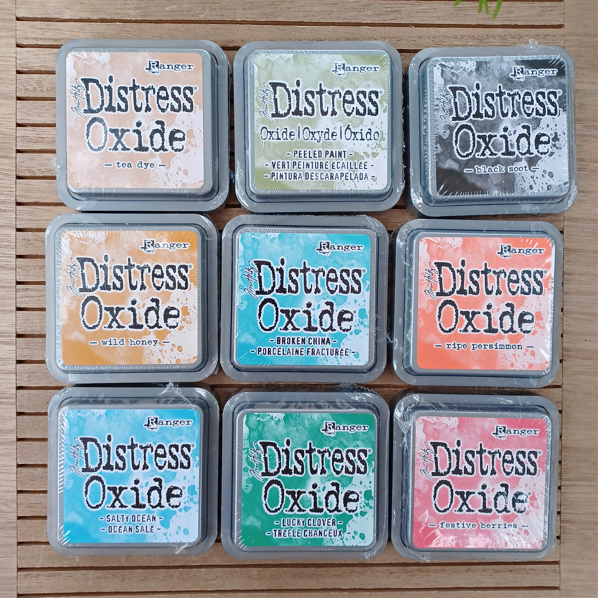 Distress Oxide Ink Pads by Tim Holtz, Set 1 early 2017, All 12