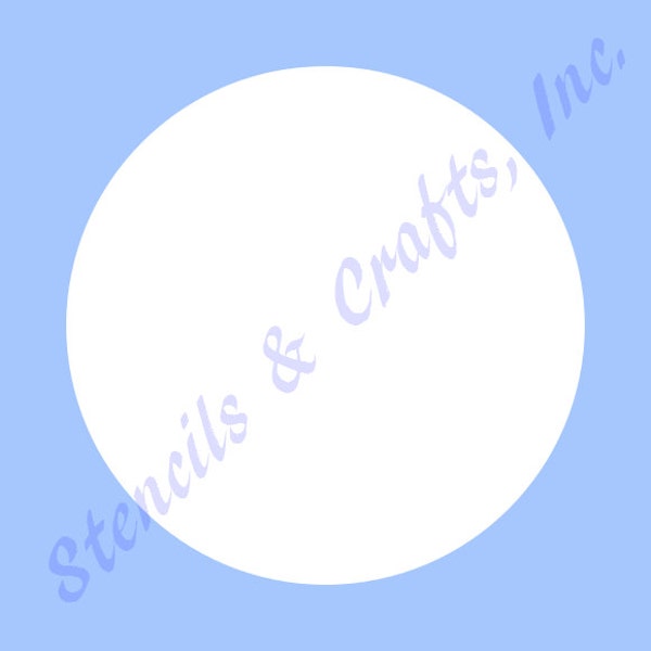 2.75", 3", 3.25". 3.5" CIRCLE STENCIL, Circles Template, Craft Stencils