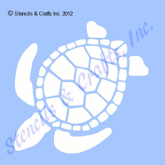 4 sea turtle stencil animal template craft templates etsy