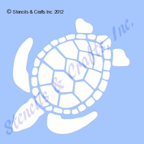 Sea Turtle Stencil - Turtle Stencil - Create Beach Signs and Lake Signs
