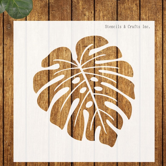 MONSTERA STENCIL, Sizes: 4.25"- 5", Tropical Stencil, Plant Stencil, Leaf  Stencil, Botanical Stencil, Craft, Canvas, Scrapbooking, DIY, Art - Etsy  Schweiz