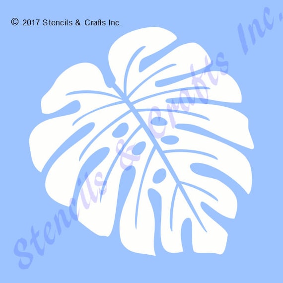 Graphic Leaf Stencil (10 mil plastic)