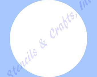 7"/9"/10"/10.5" CIRCLE STENCIL, Shape Pattern, Circles Template