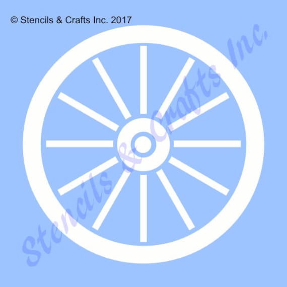 5 10 WAGON WHEEL STENCIL Southwestern Template Etsy