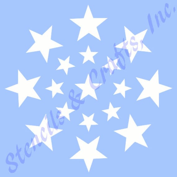 5/" STARBURST STENCIL CELESTIAL TEMPLATE ART PAINT PATTERN BACKGROUND CRAFT NEW