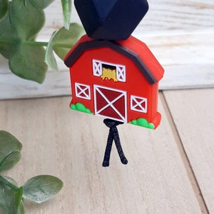Keychain, Red Barn Keychain, Chicken Keychain, Hen Keychain, Key Chains ...