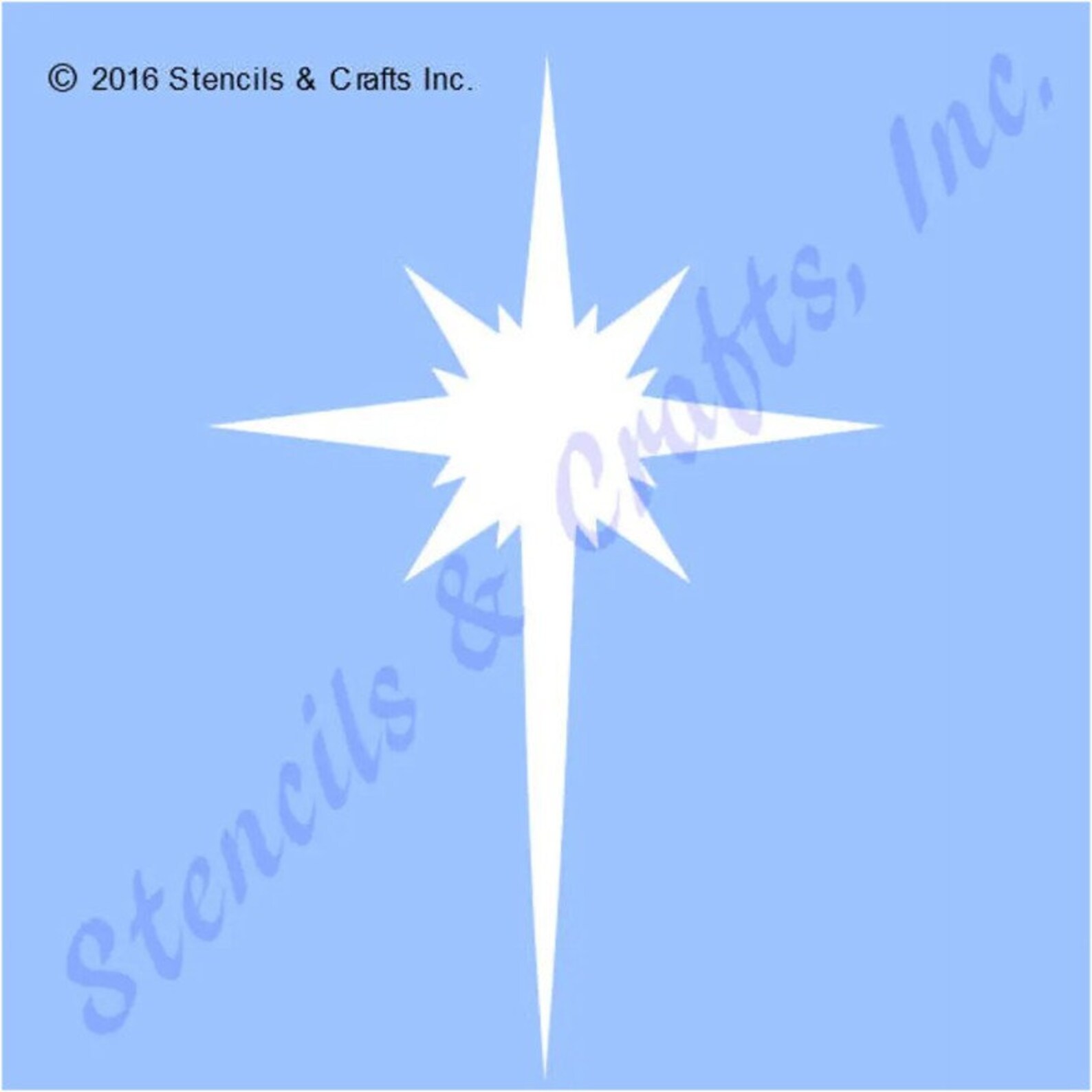 8 BETHLEHEM STAR STENCIL Star Template Christmas Star | Etsy