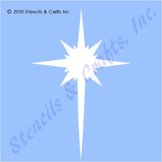 8 BETHLEHEM STAR STENCIL, Star Template, Christmas Star Stencil, Reusable  Stencil, Craft, Star Pattern, Painting Stencil