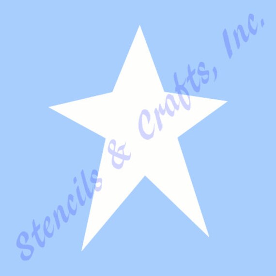star stencil primitive template