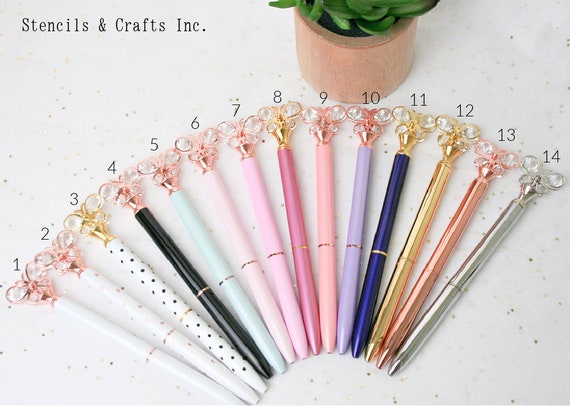 BUTTERFLY CRYSTAL PEN, Decorative Pens, Butterflies, Journal Agenda,  Planner Pens, Wedding Pen, Gift Pen 