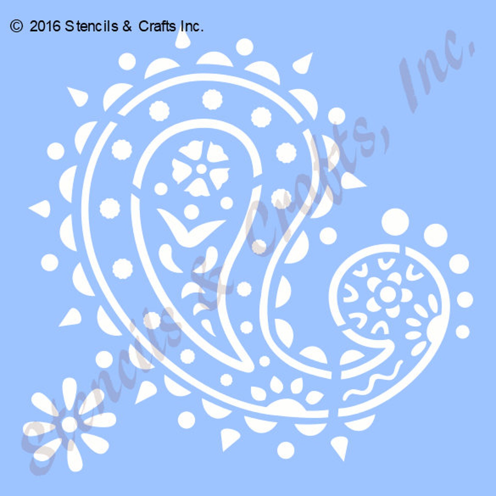 5 1/2 PAISLEY LEAF STENCIL Paisley Pattern Leaf Etsy