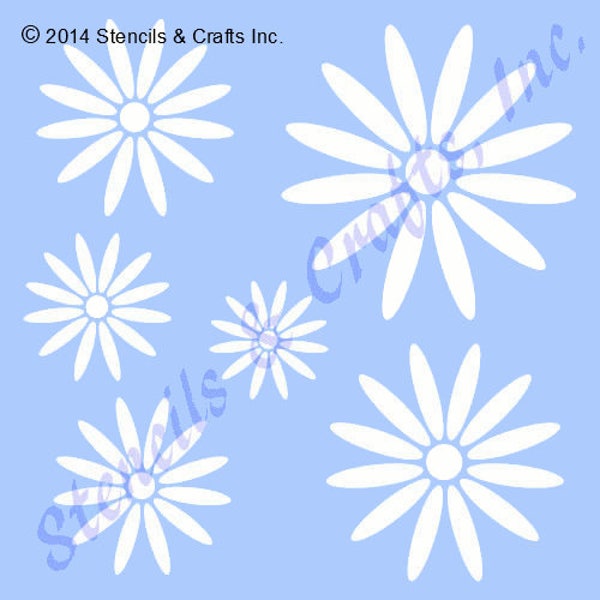 Daisy Stencil - Etsy