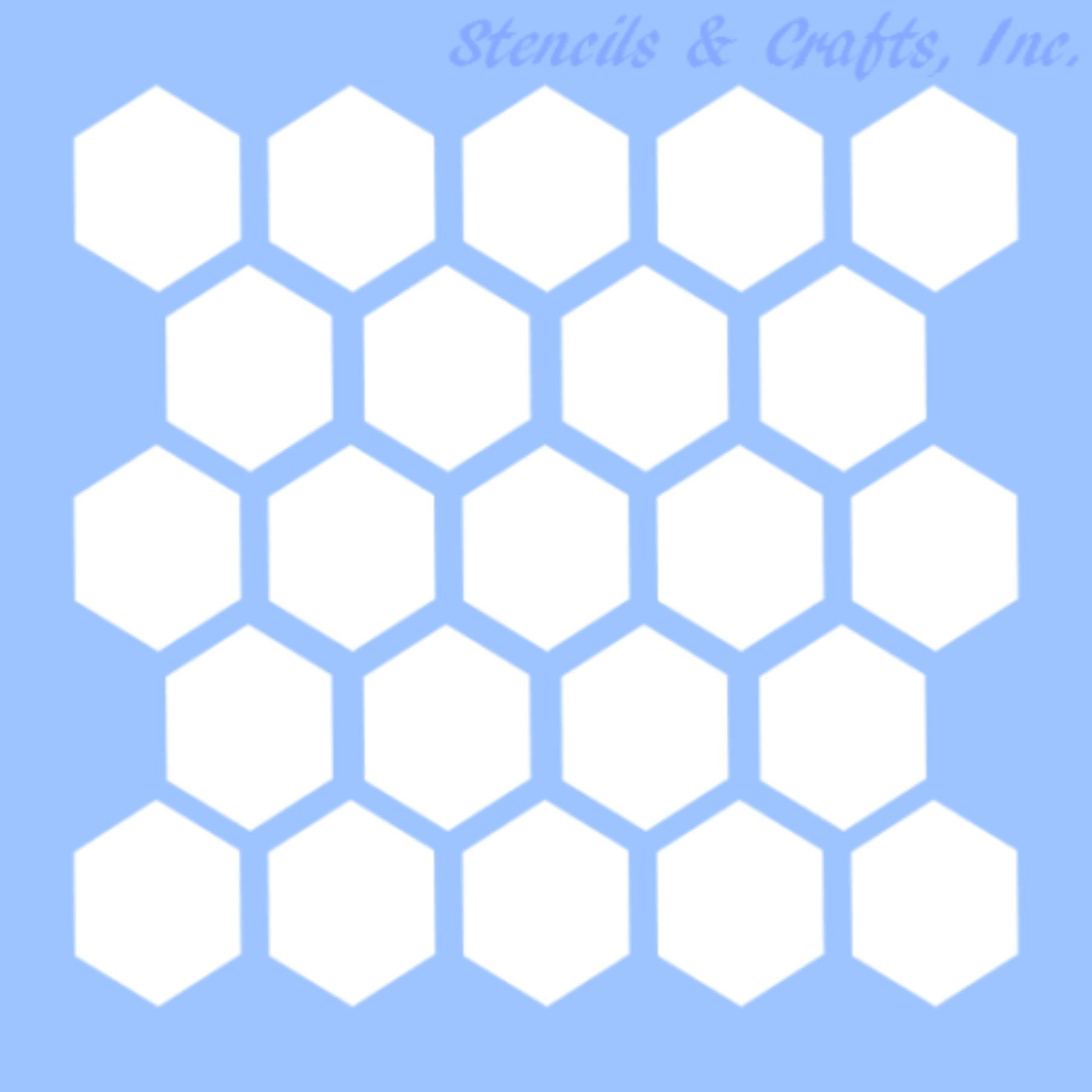 Honeycomb Stencil, 6.5 x 6.5 inch (S) - Large Bee Honey Comb Hexagon Wall  Stencils for Painting Template