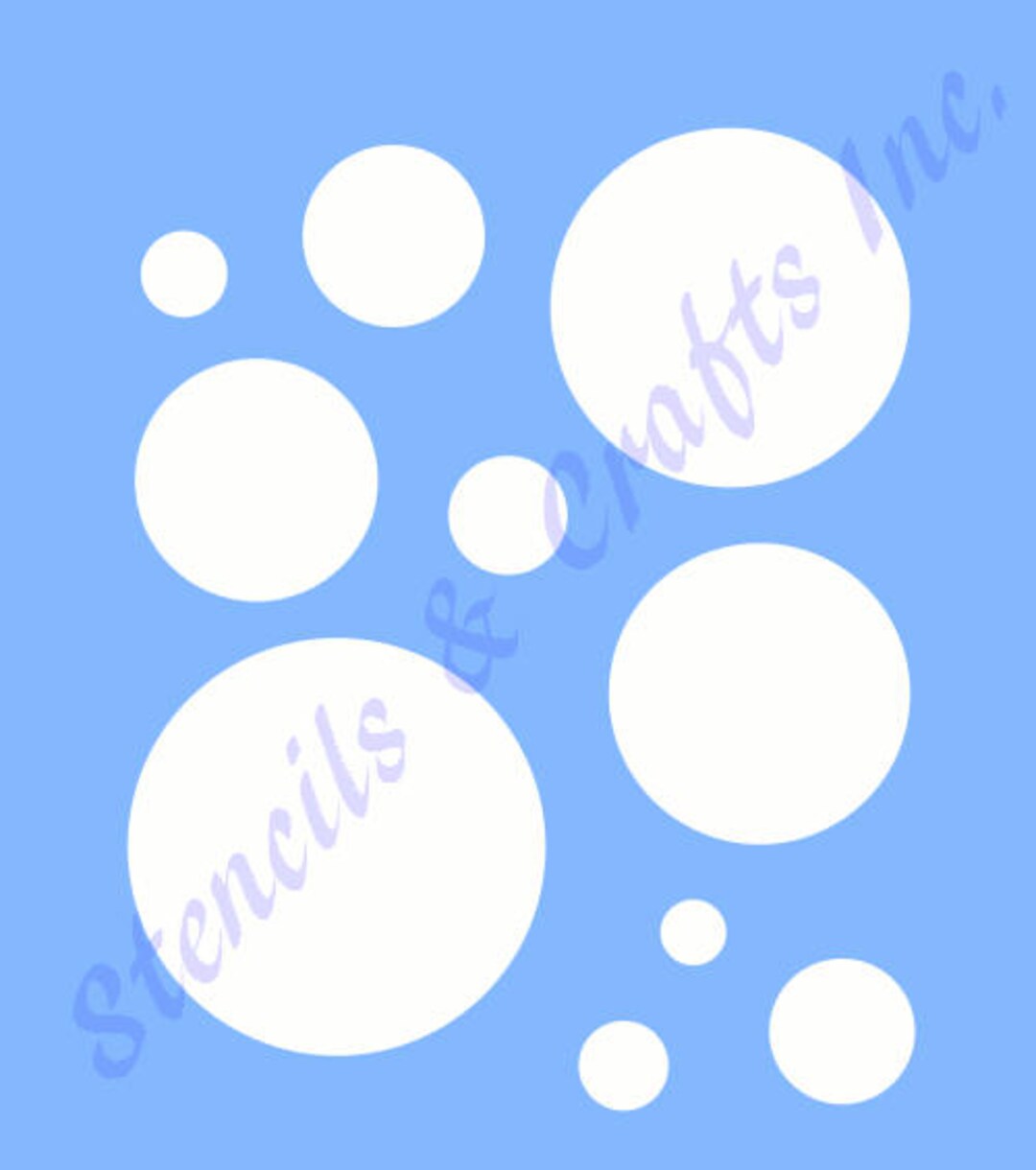 CIRCLES STENCIL, Circle Template, Bubbles Stencil, Painting Stencil ...