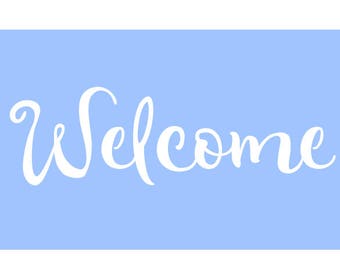 WELCOME STENCIL, Word Template