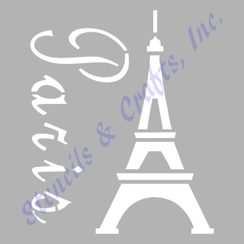 Eiffelturm PARIS Frankreich Schablone Schablonen Vorlage | Etsy