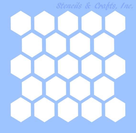 12 Sets Geometric Honeycomb Stencils Art Painting Templates Stencils for Scrapbooking Drawing Tracing DIY Furniture Wall Floor Decor 7.87 x 7.87 Inch