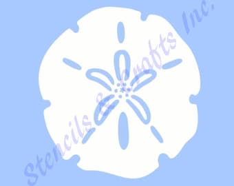 5" SAND DOLLAR STENCIL, Beach Template, Sand Dollar Pattern