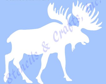 5" MOOSE STENCIL, Animal Pattern, Northwoods Template