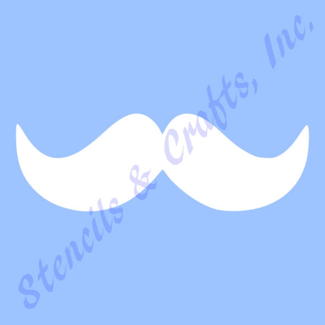 mustache-stencil-mustache-template-painting-stencil-diy-etsy