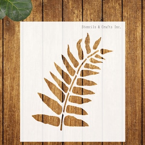 FERN STENCIL, Painting Stencil, Reusable Stencil, Garden Stencil, Plant Stencil, Plant Template, Leaf Stencil, Botanical, Plant Pattern, DIY
