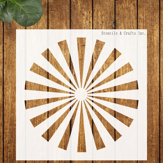CrafTreat Stern-Schablonen Set – 6x6 Zoll, Wiederverwendbar Für Malerei Auf Holz, Leinwand, Stoff