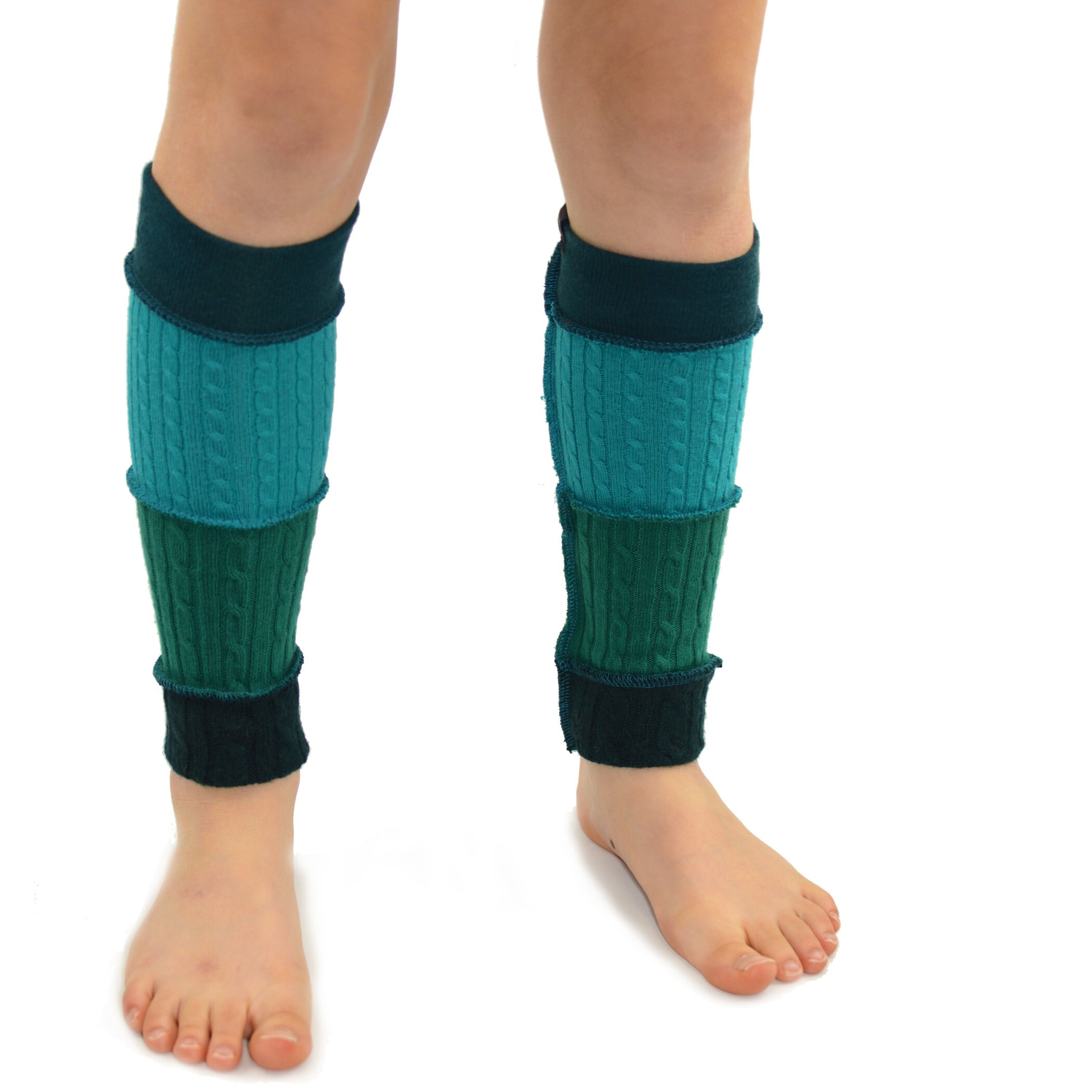 Leg Warmers for Kids in Blue Ocean Teal Blue Green Etsy